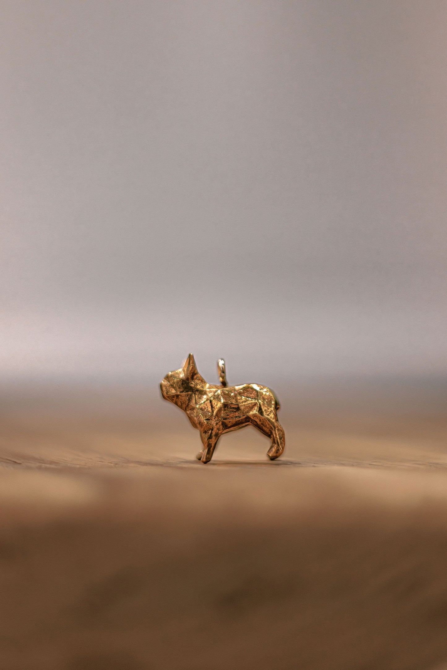 Frenchie Pendant on Chain