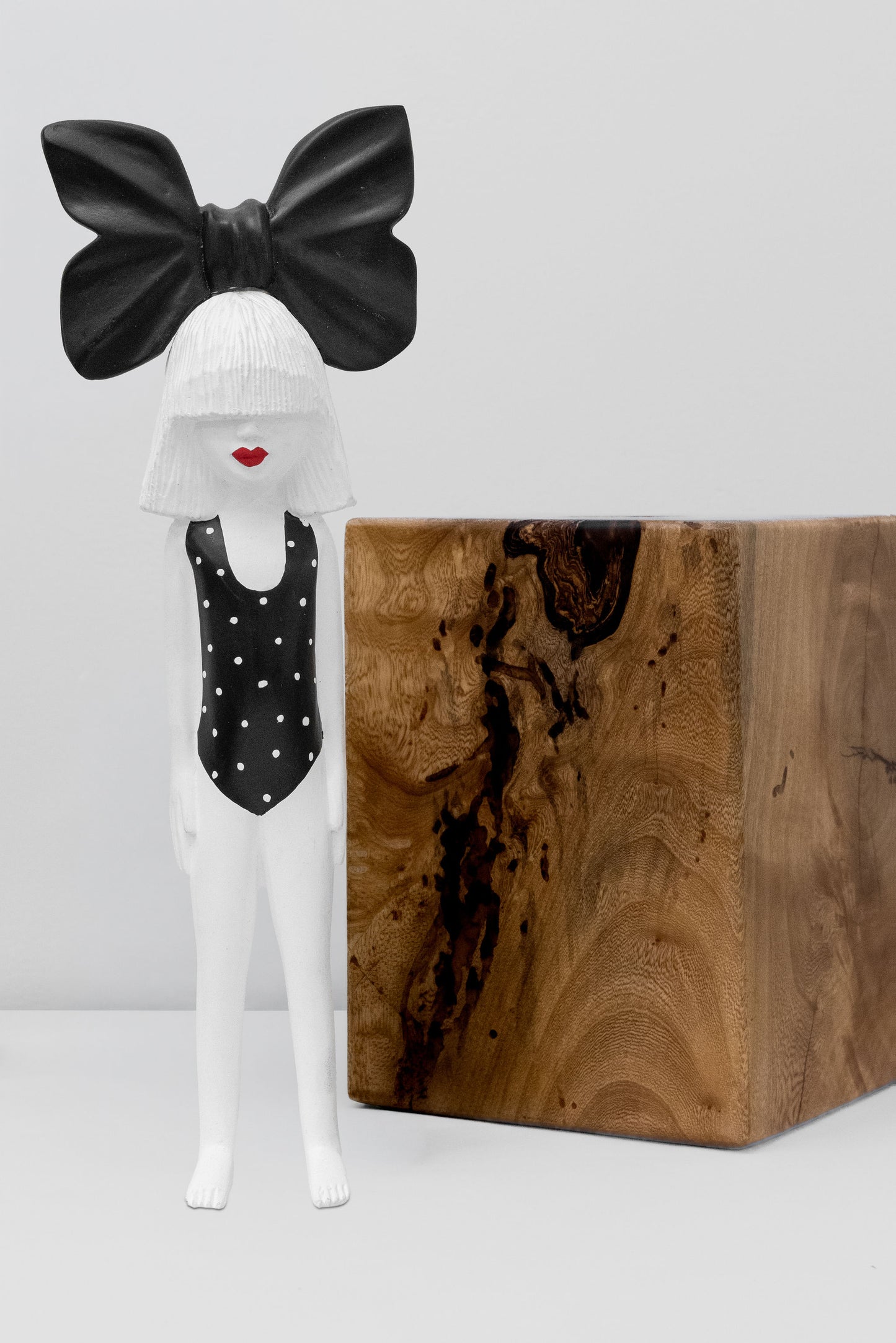 Sia Top Bow African Clonette Doll Figurine