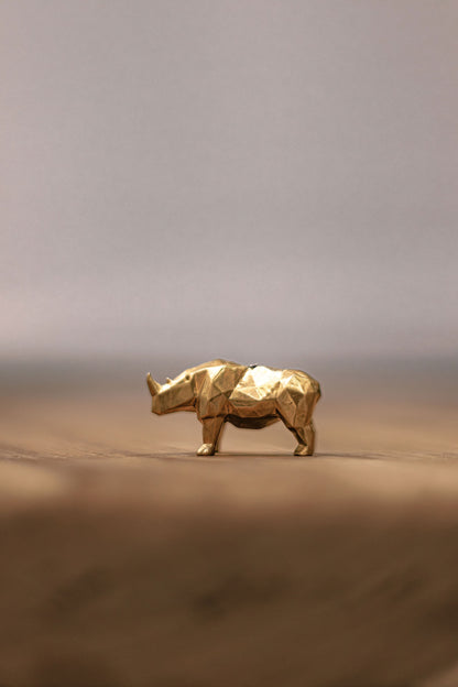 Rhino Pendant on Chain