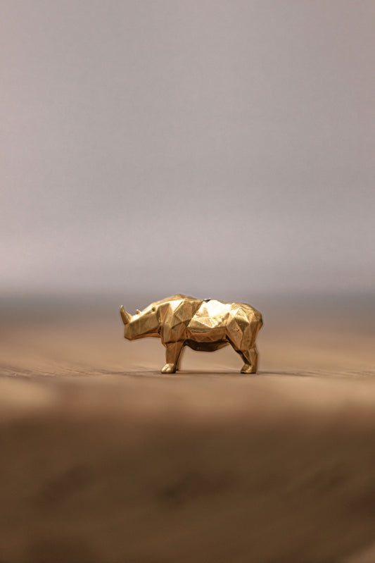 Rhino Pendant on Chain