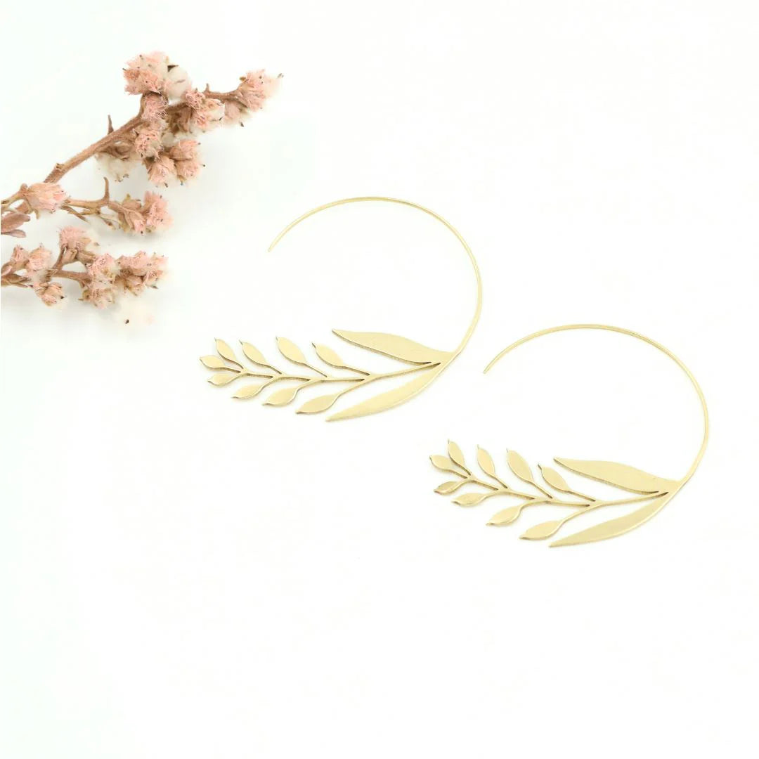 Leaf Hoops