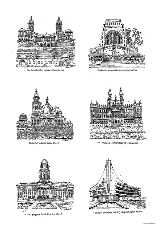 Pretoria Attractions Poster